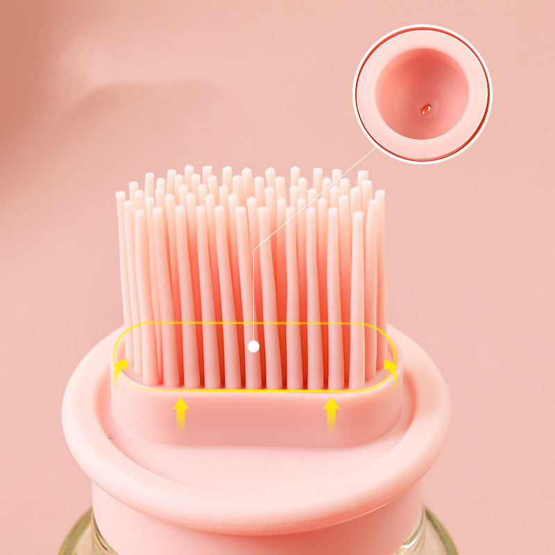 🔥 Silicone Oil Brush Bottle Set – BBQ & Kitchen Friendly, 150ml, Multi-Color