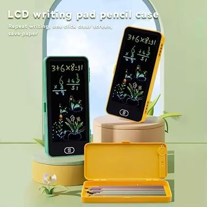 2-in-1 LCD Writing Tablet Pencil Case