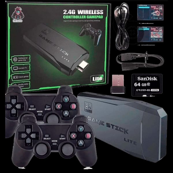 Wireless Retro Game Console with 40,000+ Games | 4K HDMI | 9 Emulators